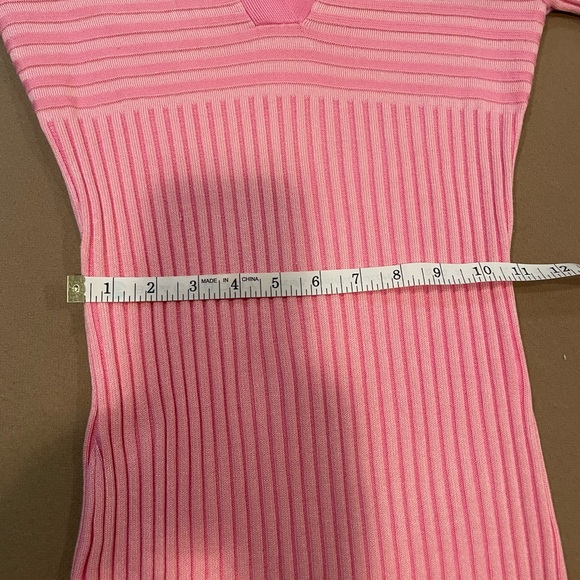 H&M Pink Ribbed Dress - NWT - Size Small - Picture 5 of 6